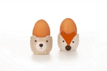 Kieliszki na jajka lis i jeyk (2 sztuki) - Woodland - Price and Kensington