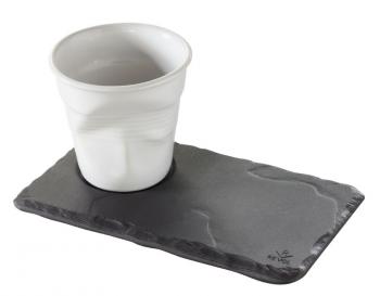 Spodek ceramiczny BASALT prostoktny z wgbieniem - Revol