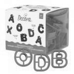 Foremki plastikowe, alfabet (27 sztuk) - Decora
