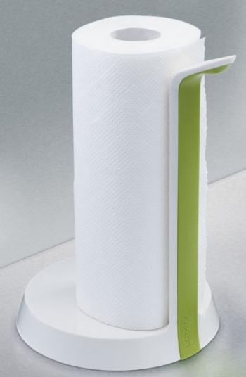 Stojak na ręczniki papierowe Easy Tear, biało-zielony – Joseph Joseph
