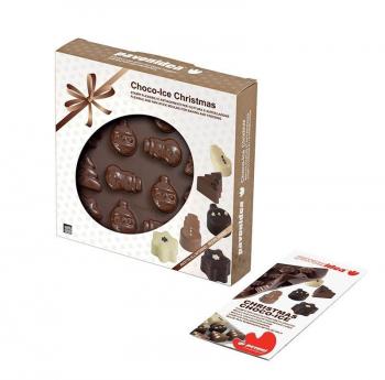 Foremka silikonowa do czekoladowych pralinek w bożonarodzeniowych kształtach - Pavoni 