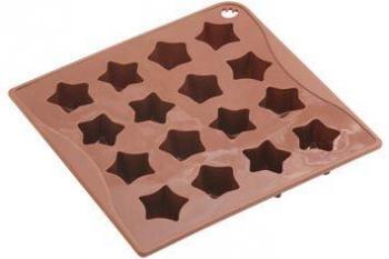 Foremka silikonowa do czekoladowych pralinek w ksztacie gwiazdek - Pavoni