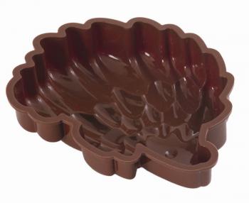 Forma silikonowa do pieczenia ciasta w kształcie wesołego jeżyka, brązowa - Pavoni