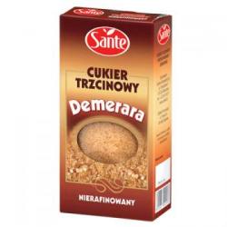 Cukier trzcinowy Demerara nierafinowany (500 g) - Sante