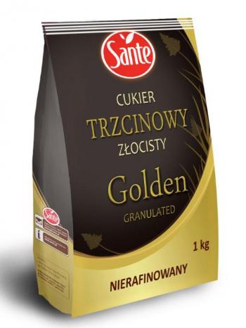 Cukier trzcinowy Golden nierafinowany (1 kg) - Sante