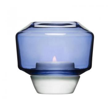 Lampion stoowy na tealight, niebieski  - Shine - Sagaform