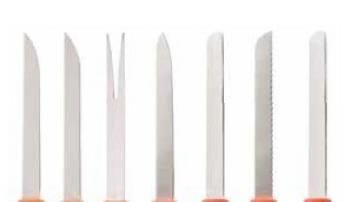 Zestaw noży Magnum (6 sztuk), pomarańczowe - Legnoart