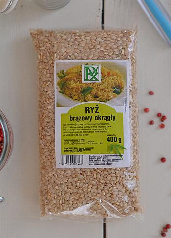 Ryż brązowy okrągły (400 g) - Radix-bis