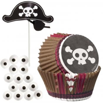 Zestaw do muffinek „pirat” (48 elementw) - 415-2194 - Wilton