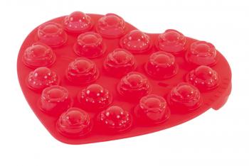 Forma silikonowa do cake pops, czerwona - Pavoni