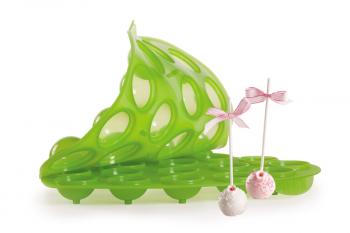 Forma silikonowa do cake pops, zielona - Pavoni