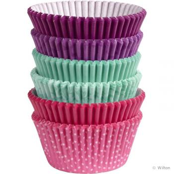 Papilotki do muffinek „modne kolory” (150 sztuk) - 05-0-0096 - Wilton