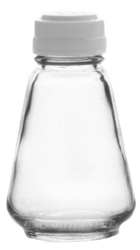 Solniczka szklana z białą pokrywką - Ravenhead
