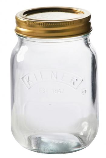 Słoik z dwuczęściową pokrywką (pojemność: 500 ml) – Kilner
