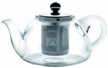 Szklany czajnik z filtrem do parzenia herbaty (450ml) - Ibili