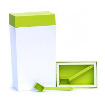 Pojemnik prostokątny biało-zielony (4 L) - O'Lala
