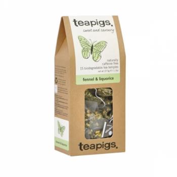 Herbata Fennel & Liquorice w piramidkach (15 sztuk) - Teapigs
