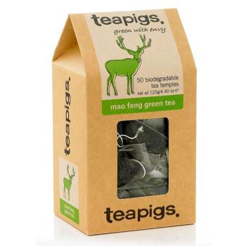 Herbata Mao Feng Green w piramidkach (50 sztuk) - Teapigs