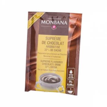 Czekolada Supreme Chocolate o karmelowym smaku w saszetce (25 g) - Monbana