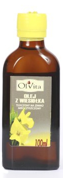 Olej z wiesiołka, nieoczyszczony (pojemność: 100 ml) - Olvita
