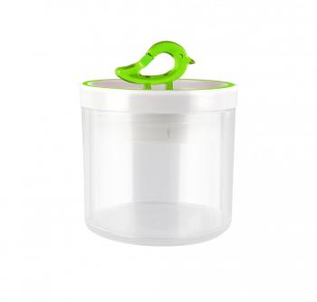 Pojemnik z przykrywk Livio (pojemno: 400 ml), zielony - Vialli Design