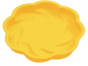 Forma silikonowa w kształcie kwiatka Soft, żółta - Pavoni