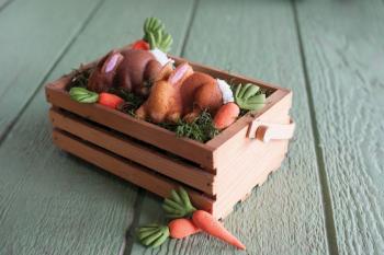 Forma do ciasta Baby Bunny w kolorze miedzi - Nordic Ware