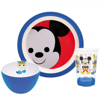 Zestaw obiadowy dla dzieci z Myszką Mickey (3 elementy) - Zak!