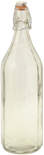 Butelka szklana z korkiem (pojemność: 1 litr) - Tala