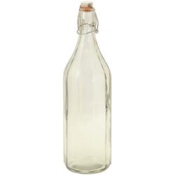 Butelka szklana z korkiem (pojemność: 1 litr) - Tala