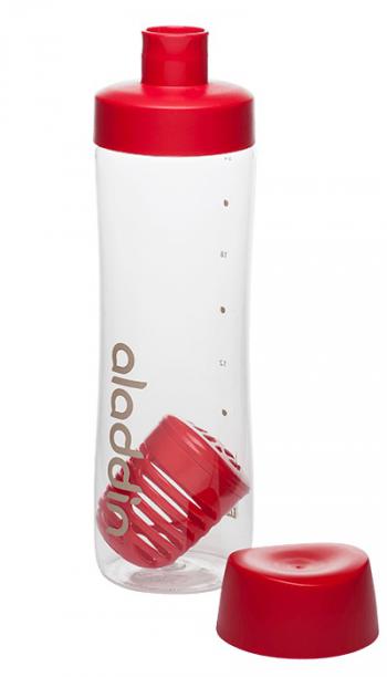 Butelka na wodę z koszyczkiem INFUSE (pojemność: 0,7 l), czerwona - Aladdin
