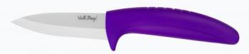 Nóż ceramiczny do obierania (długość: 7,5 cm), fioletowy - Vialli Design
