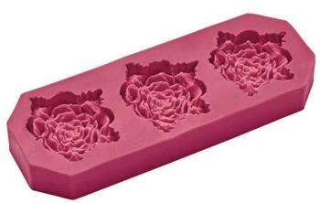Foremka silikonowa do dekoracji w kształcie róż (średnica: 3 cm) - Lurch