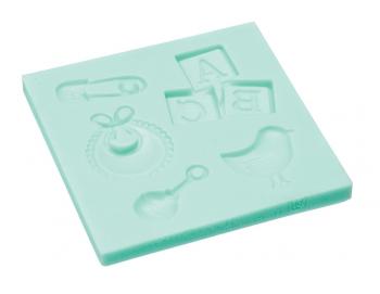 Forma silikonowa do ozdb z lukru z motywem dziecicym Baby - Kitchen Craft 