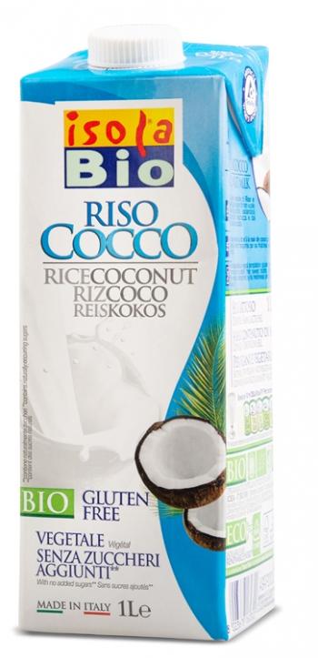 Napj ryowy o smaku kokosowym BIO (pojemno: 1 L) - Isola Bio
