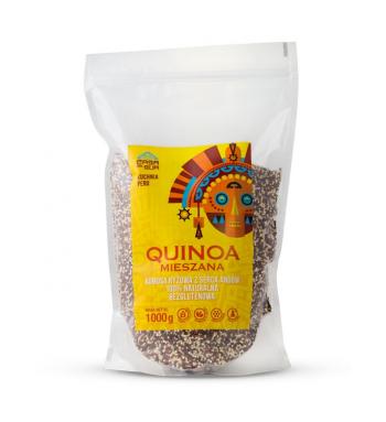 Quinoa mieszana (1000 g), duże opakowanie XXL - Casa del Sur