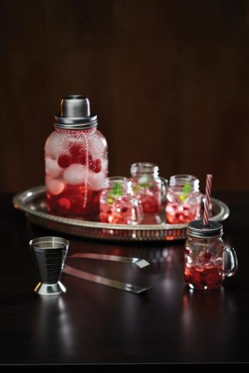 Szklany shaker + 4 minisłoiki z uchwytem - Kitchen Craft 