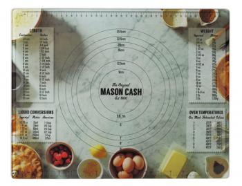 Szklana stolnica z podziakami i przelicznikami miar i objtoci (wymiary 45 x 35 cm) - Mason Cash 