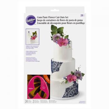 Zestaw wykrawaczek do wycinania kwiatw z gum paste (25 sztuk) - 2109-7987 - Wilton