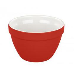 Miska ceramiczna Retro (pojemność: 0,6 litra) czerwona ...