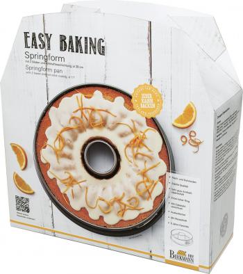 Tortownica z dwoma rodzajami dna ( 28 cm ) - Easy Baking -  Birkmann