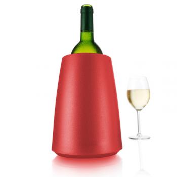 Kubeek na butelk wina czerwony matowy Wine Cooler Elegant Red - Vacu Vin