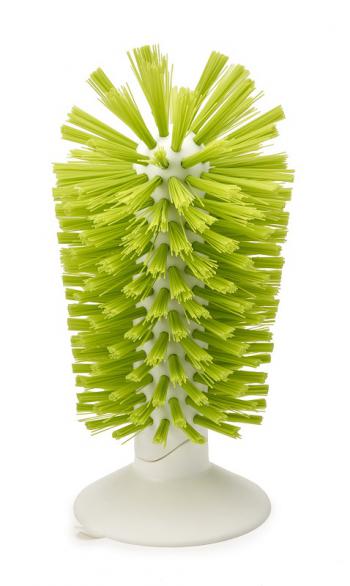 Szczotka z przyssawk Brush-up, kolor: zielony - Joseph Joseph