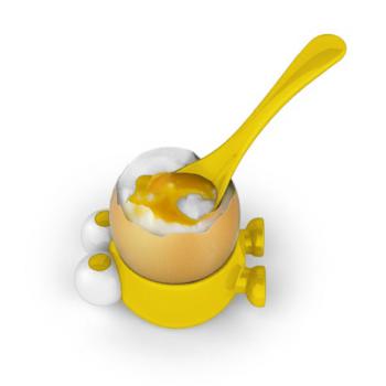 Kieliszek do jajka na mikko -  Egg Watcher - MSC