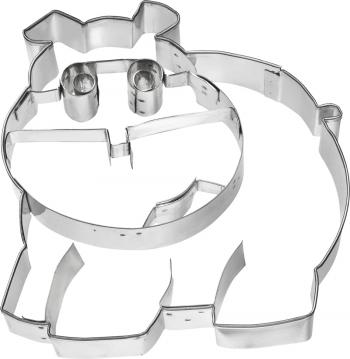 Foremka do wykrawania ciastek w kształcie hipopotama - Birkmann