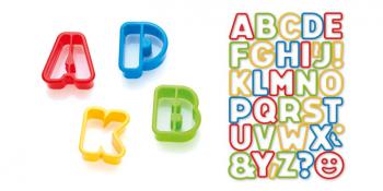 Komplet wykrawaczy - alfabet DELICIA KIDS (34 szt) - Tescoma
