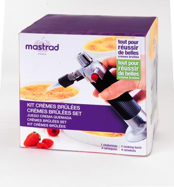 Zestaw do przygotowywania Creme Brulee - Mastrad 