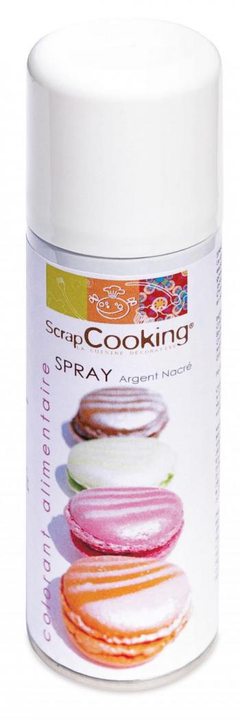 Srebrny barwnik w sprayu (50 ml) - ScrapCooking 