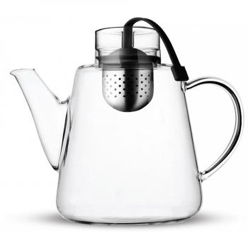 Dzbanek do herbaty, czarny (1500 ml) - Amo - Vialli Design 
