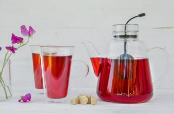 Dzbanek do herbaty, czarny (1500 ml) - Amo - Vialli Design 
